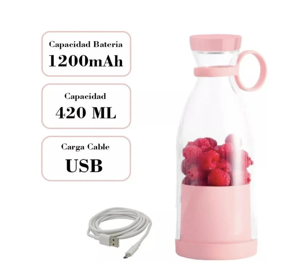 Licuadora Portátil Recargable USB – Batidos al Instante